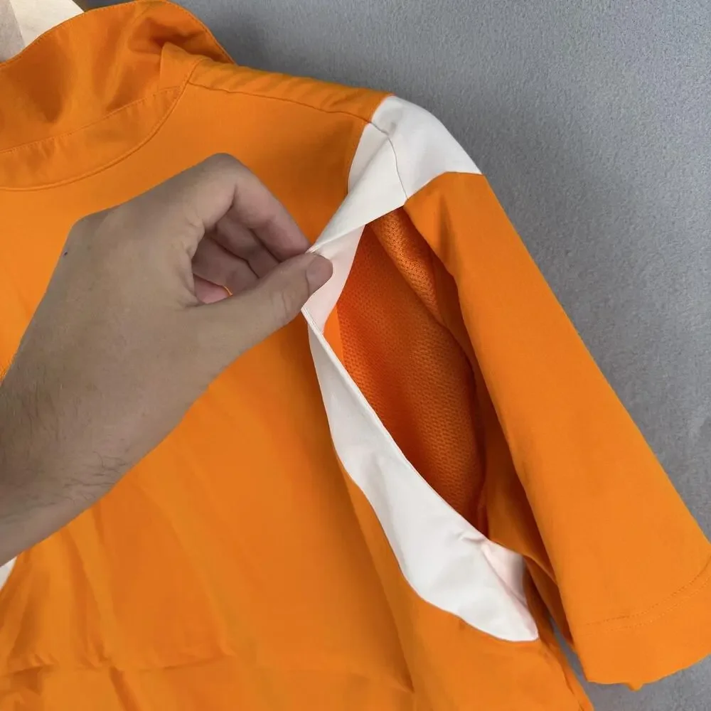 Nike Tennessee Volunteers Shirt Mens Medium Orange NCAA Football 1/4 Zip Top